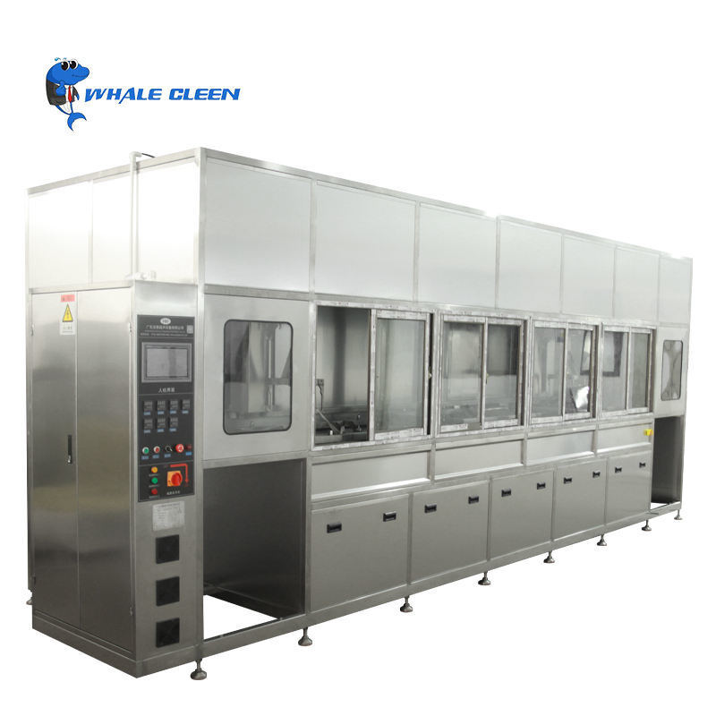 Four Tank 360L Industrial Ultrasonic Washer Dryer System for Degreasing and Precision Parts Cleaning