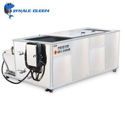 Peças de metal para remover os tanques ultrassônicos de aço inoxidável 135L do líquido de limpeza três da poeira da graxa