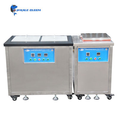 Máquina de limpeza ultrassônica resistente a ácidos/álcalis de dois tanques com secador de tanque único separado