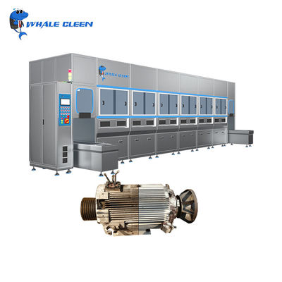 Limpeza industrial por ultrassom Limpeza digital por ultrassom totalmente automática com vários tanques