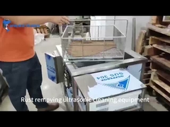 Limpeza industrial por ultra-som de 3 fases com ecrã digital e aquecimento (4,5 kW)